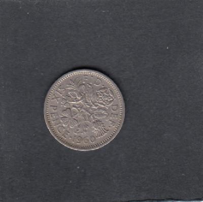 Beschrijving: 6 Pence  ELIZABETH II  